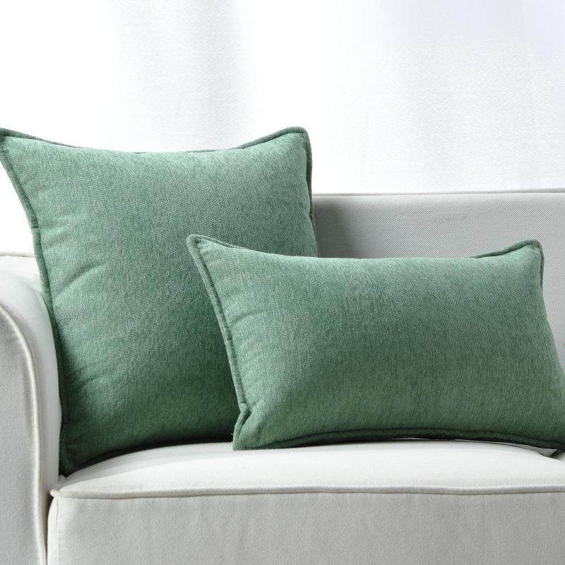 雪尼尔绿色抱枕简约客厅沙发靠垫床头大靠枕纯色抱枕套北欧长方形,居家布艺,靠垫/抱枕,淘宝优惠券,粉丝福利购,淘宝优惠卷