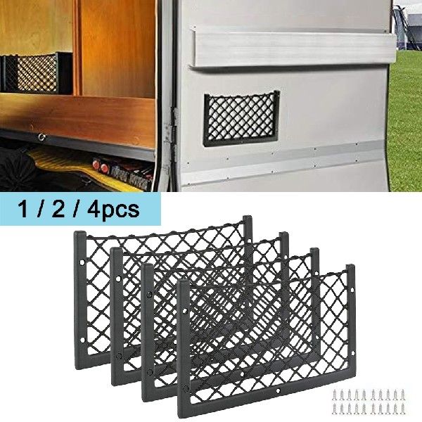 极速Universal Car Back Rear Trunk Organizer ElasXtic Mesh