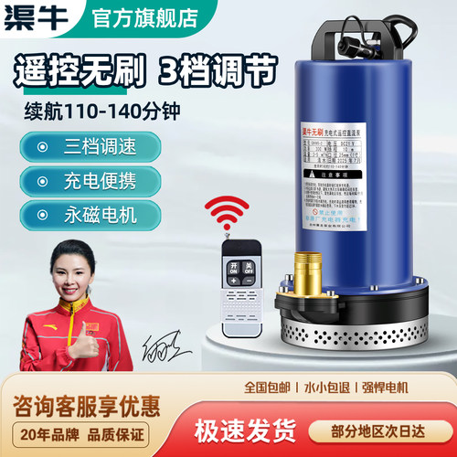 无刷遥控水泵【三档水量调节】