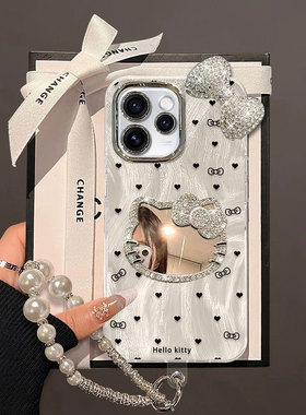 适用OPPOReno15手机壳网红爆款Reno14可爱卡通13Pro蝴蝶结12带手链11女新款10保护套reno9全包8防摔7/6镜头膜