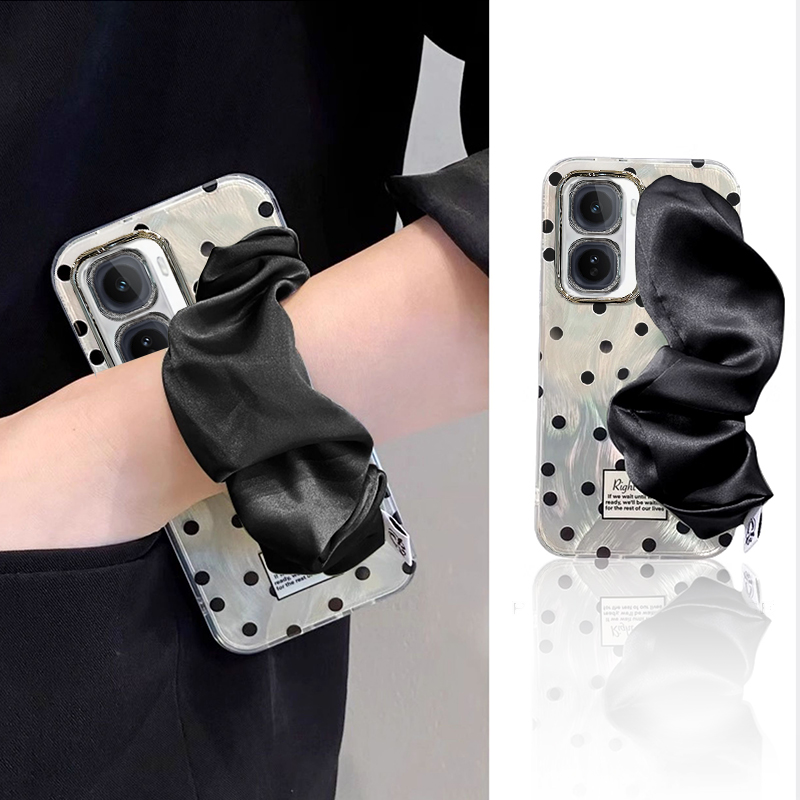 适用iQOO新款个性创意丝巾腕带壳