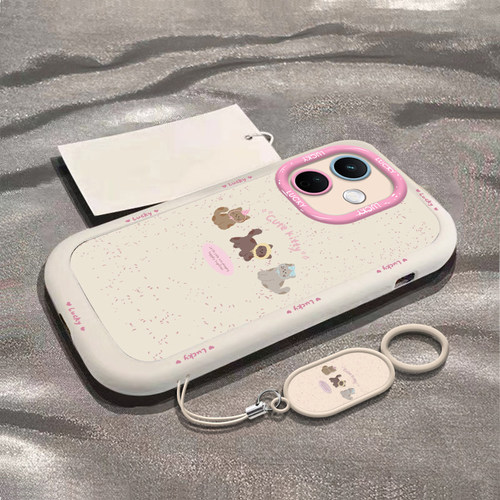 适用红米note系列墨点小猫手机壳