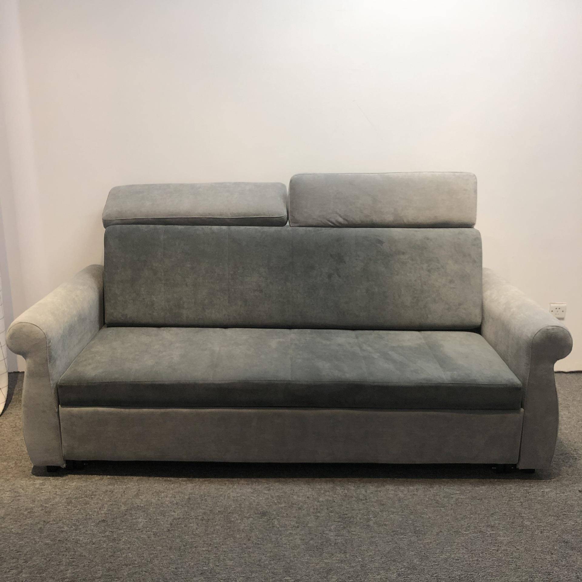 现代简约多功能折叠沙发床小户型乳胶单人折叠床两用科技布沙发床