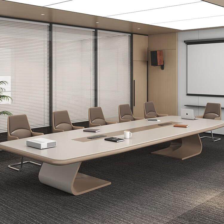 烤漆办公桌会议桌长桌会议培训桌会议洽谈桌简易桌椅组合简约现代