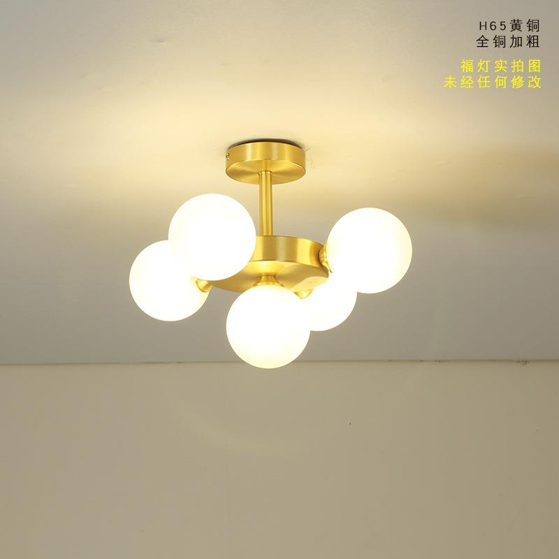 全铜大门进户门灯玄关灯防蚊虫吸顶灯别墅入户阳台灯屋檐灯走廊灯