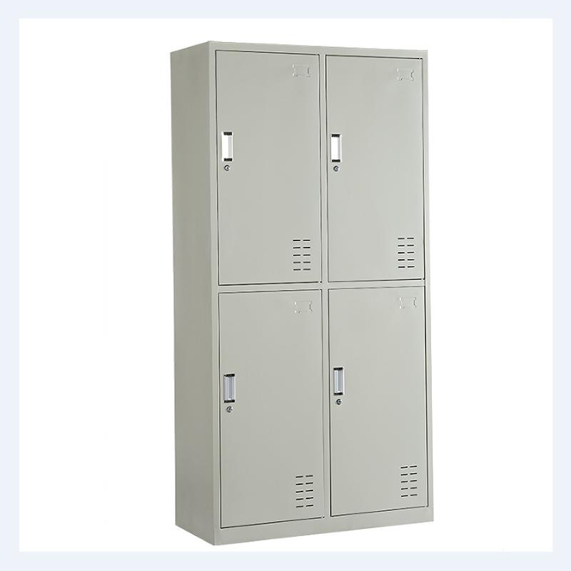 四门工厂员工更衣柜铁皮柜储物柜子带锁宿舍浴室换衣柜东莞家具厂