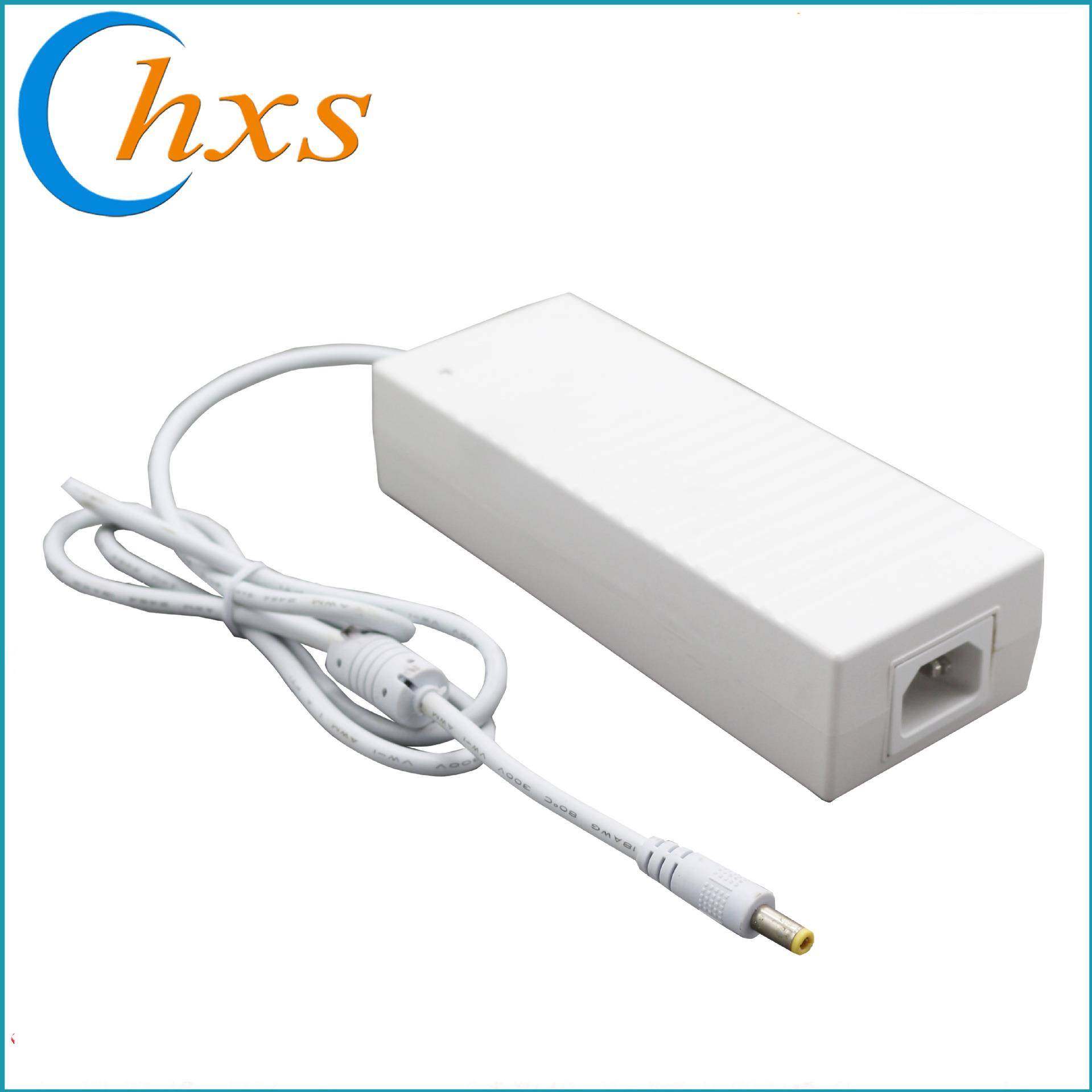 12V120W白色桌面式电源适配器12V10A橱柜灯胶壳开关电源品字接口