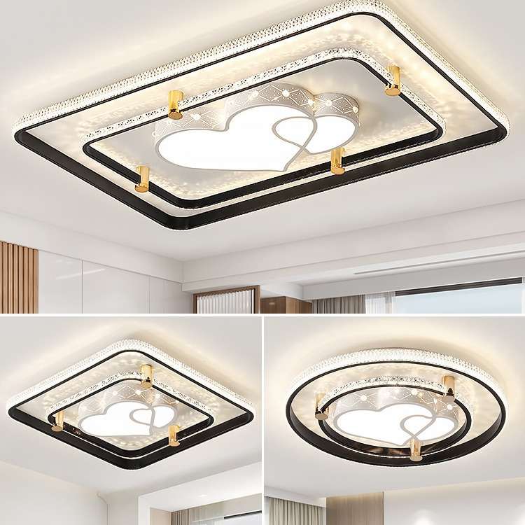 客厅灯2022新款简约现代大气led吸顶灯水晶灯卧室灯组合全屋套餐