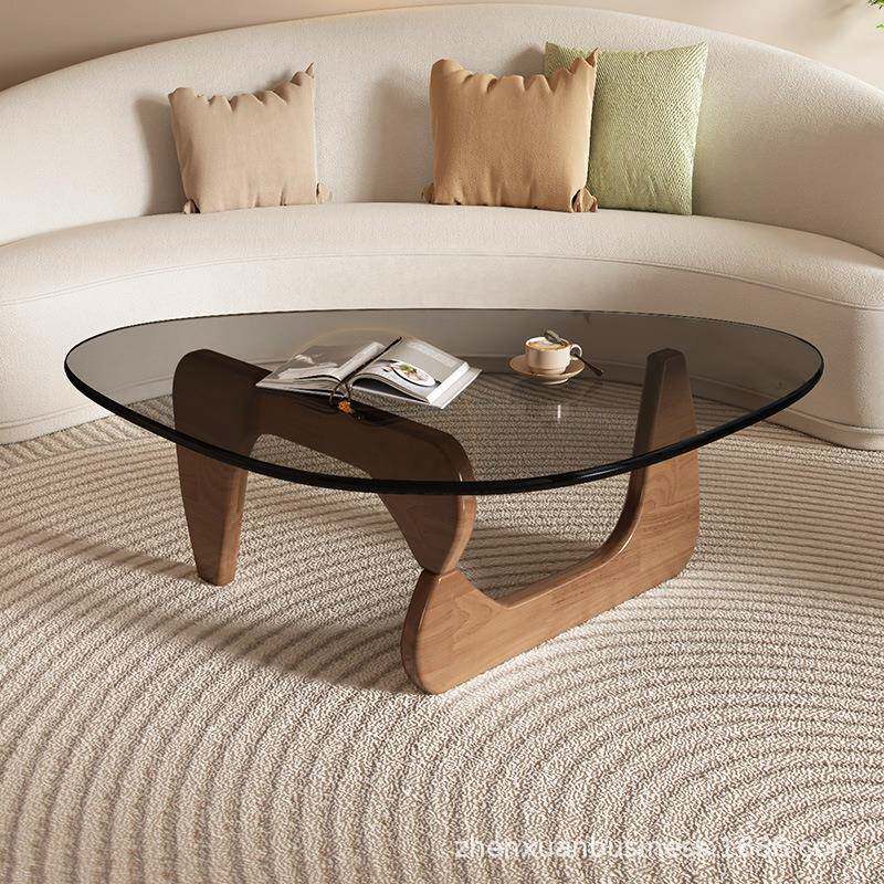 玻璃茶几客厅家用小户型现代简约轻奢极简小桌子创意网红茶几桌