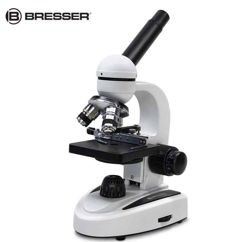 经销bresser高倍显微镜学生实验水产科技养殖单目生物显微镜
