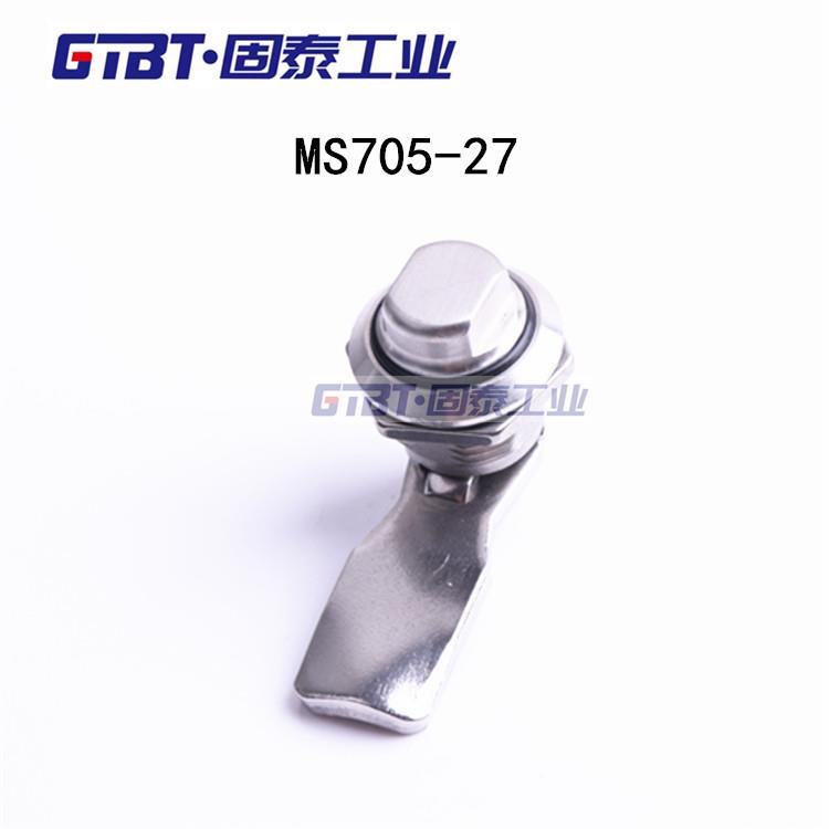 机械门锁不锈钢316材质圆柱锁回转直角锁MS705-27