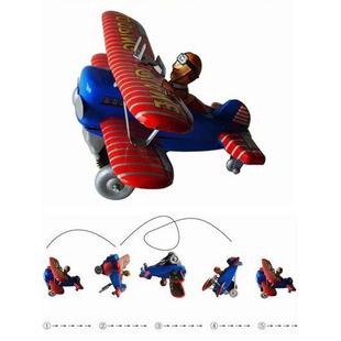 MS643翻跟斗飞机教练机成人收藏复古玩具创意摆件摄影道具