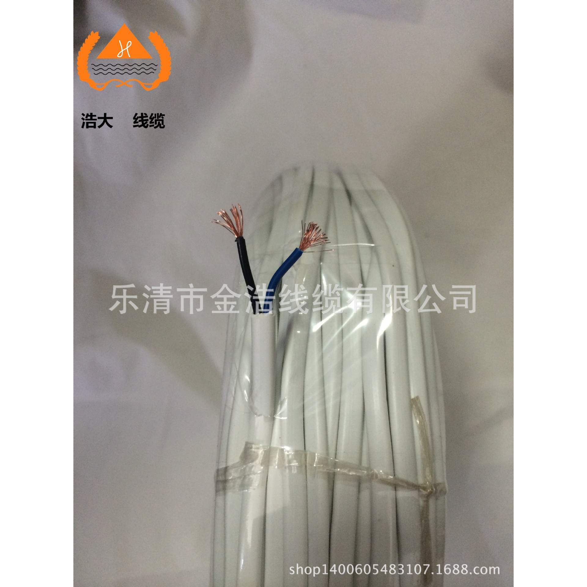 电线家用RVV2*1绝缘导线 铜芯绝缘导线 铜芯电源线