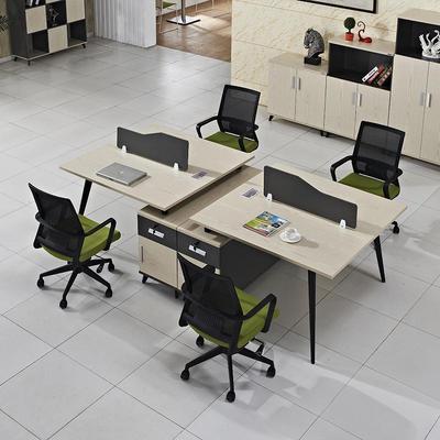 现代家具职员办公桌4人位桌卡位组合办公屏风隔断卡位GYT2724