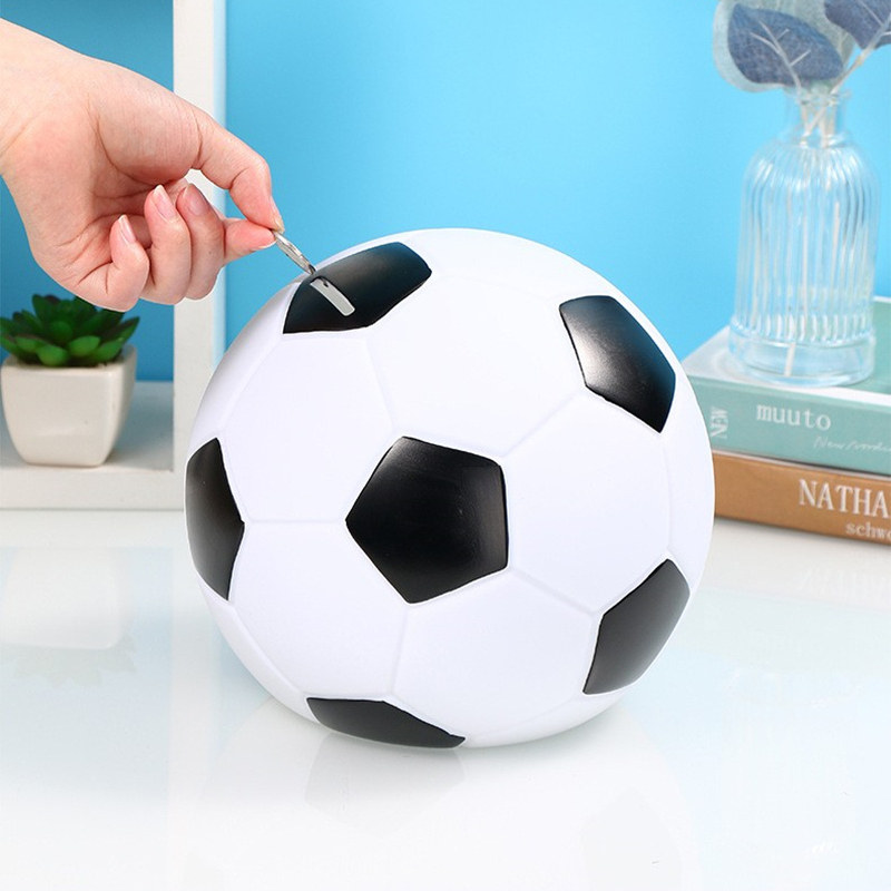 创意篮球足球大号搪胶防摔儿童存钱罐只进不出储蓄罐男孩生日礼物