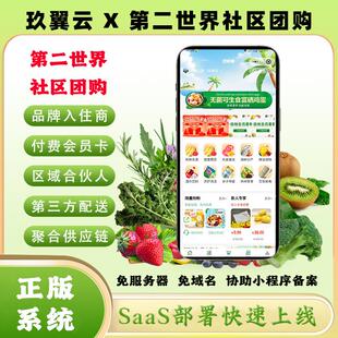 第二世界社区团购系统saas账号独立小程序免服务器域名一条龙搭建
