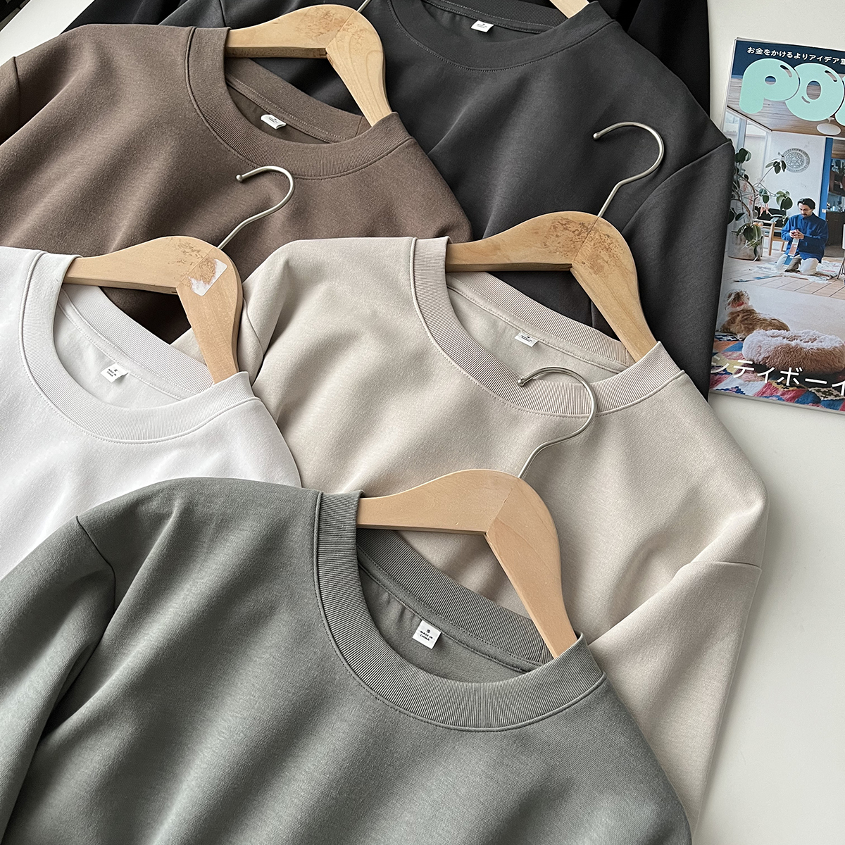 日单棉混纺圆领T恤469922