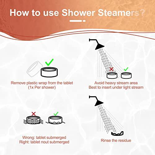 极速Aromatherapy Shower Steamers Valentine Gifts SeWt Flower