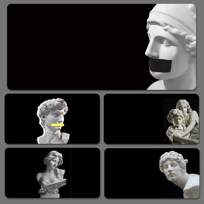 极速leather computeor desk mat large mouse pad black writing