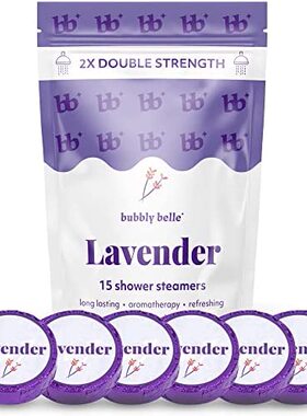 极速Bubbly Belle Shower uSteamers - 15 Pack - Lavender Scent