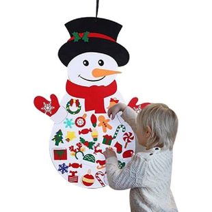 Hanging 极速Xmas Felt Decoration Holiday Walhl