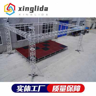 新品厂促新铝合金舞台架子灯光架桁架龙门架truss架Y黑色太空架酒