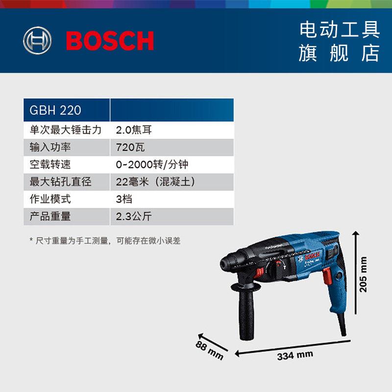 极速电锤钻电镐电钻多功能大功率冲击B钻工业混凝土电动工具GBH22