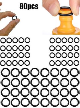 极速80Pcs/Set 1/4 M22 O-Rings + 3/8 O-IRings Rubber For Pres