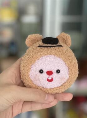 新品毛绒钩针变装团子小丑鱼编织zdiy材料包手工自制可爱包挂件钥