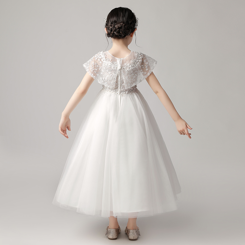 极速儿童礼服公主裙女童高端2023花童婚礼小主Q持人钢琴演奏演出