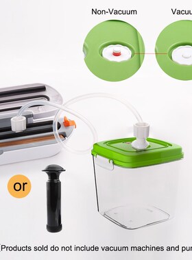 极速500McL+1400ML+3000ML Vacuum Container Large Capacity Foo