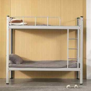 极速佐盛学生公寓床铁架床u上下铺铁床免螺丝工地员工宿舍双层床