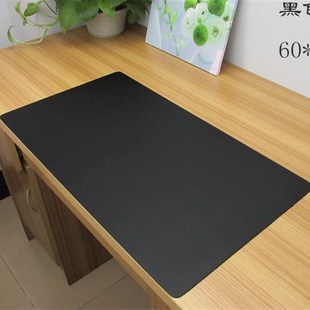 极速leather computer desk mat largEe mouse pad black writing