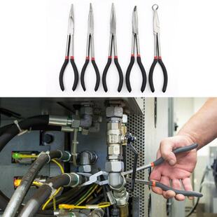 极速5Pcs Lfong Reach Plier Set Straight 90 45  20
