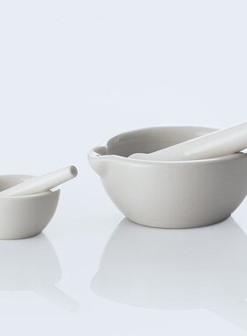 极速实验陶瓷研钵216 25q4 305 356mm乳钵研药碗 研磨器 研磨棒