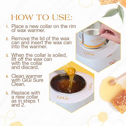 极速GiGi Clean Collars for 14-Ounce Wax WarmersU  20 Pieces