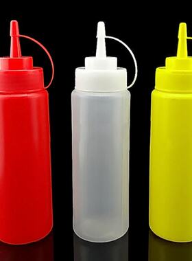 极速1Pc 450ml 16OZ Squeezue Bottle Condiment Dispenser Ketch