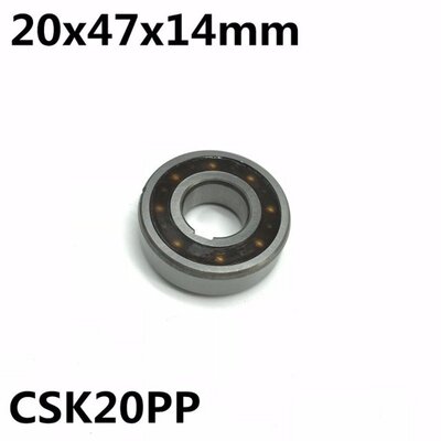 极速CSK20 CSK20PP 20x47x14mm 6204PP One Way BeariUng With Ke