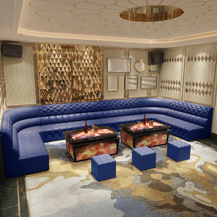 极速定制KTV包厢沙发酒吧音乐餐B厅清吧西餐厅咖啡厅U形L形转角卡