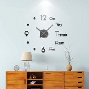 极速2020 New Wxall DIY Clock Large Design Sti Wall Modern