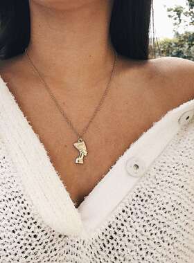 极速Retro fasihion alloy pendant necklace three-dimensional