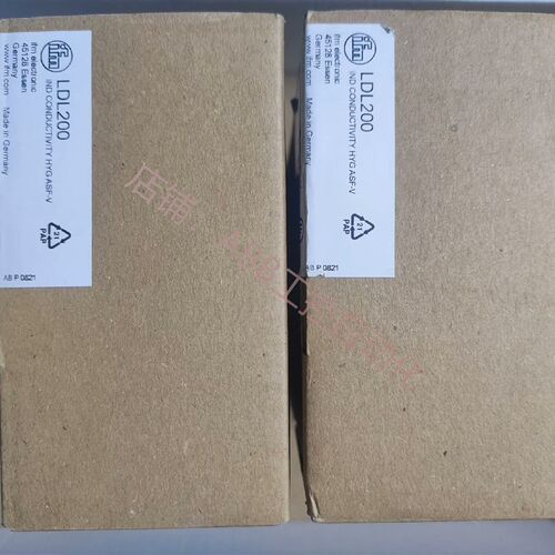 极速易福门全新IFM LDL200 全电感式T电导率传感器2个