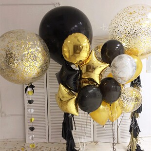 极速36inch Gaint Blackr White latex Helium Balloons Baby Sho