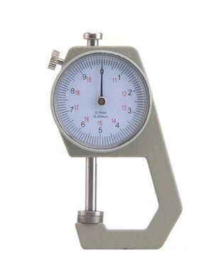极速0-20mm Dial Thickness Gauge Leather Paper TShickness Met
