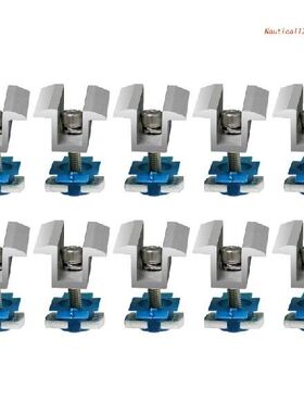 极速10Pbcs Solar Panel Mounting Clamps 30-40mm Side Pressure