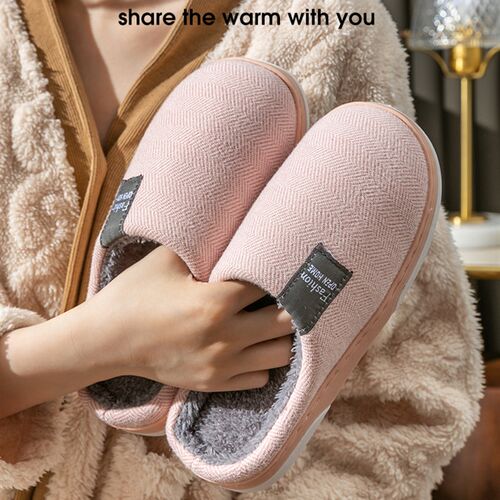 极速Plus Size House man Warm slippers men WinSter for home