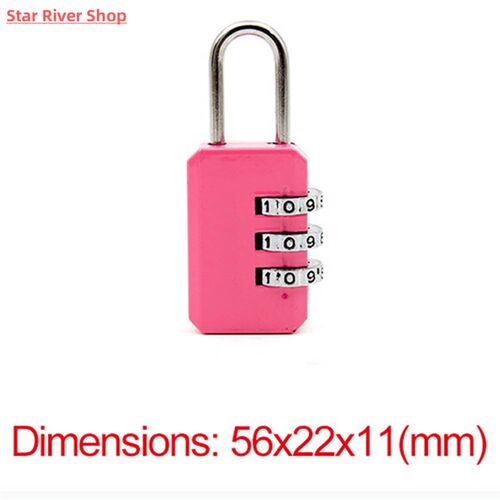新品Nice 3 Digit Dial Combination CodeI Number Lock Padlock