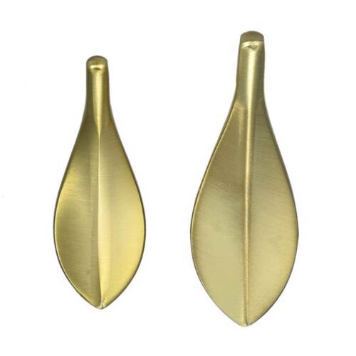 极速32mm Leaf Shape Door Knobz European Antique Furniture Ha