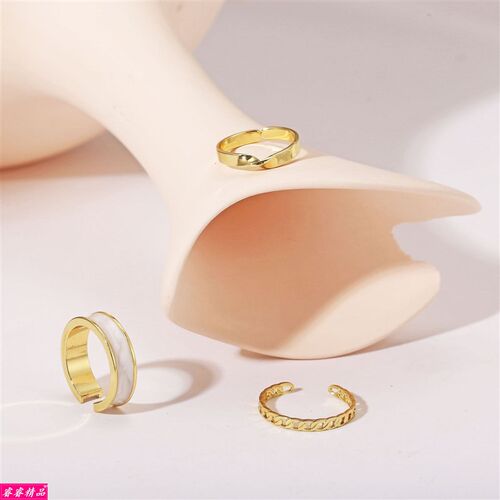 新品fashion hot sale rings simple temperament index fiZnger