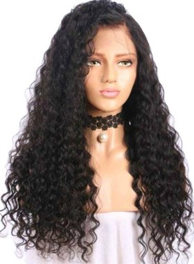 极速整顶真假发女f360 full lace frontal wig human hair lace w